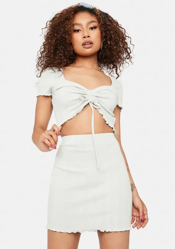 See Thru Me Fishnet Top - White sold by Dolls Kill