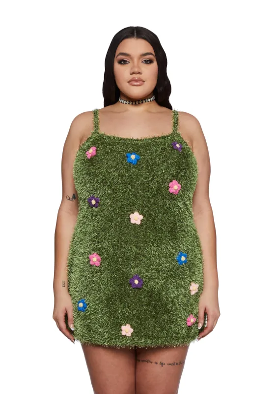 slim fit dress slacks Widow Real Divinity Mini Dress - Green