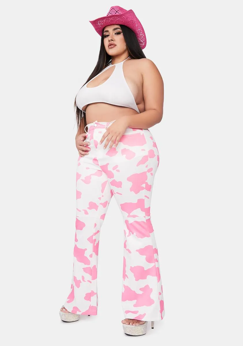 Lady Love Everything's A1 Cow Print Pants sold by Dolls Kill product image thumbnail 2