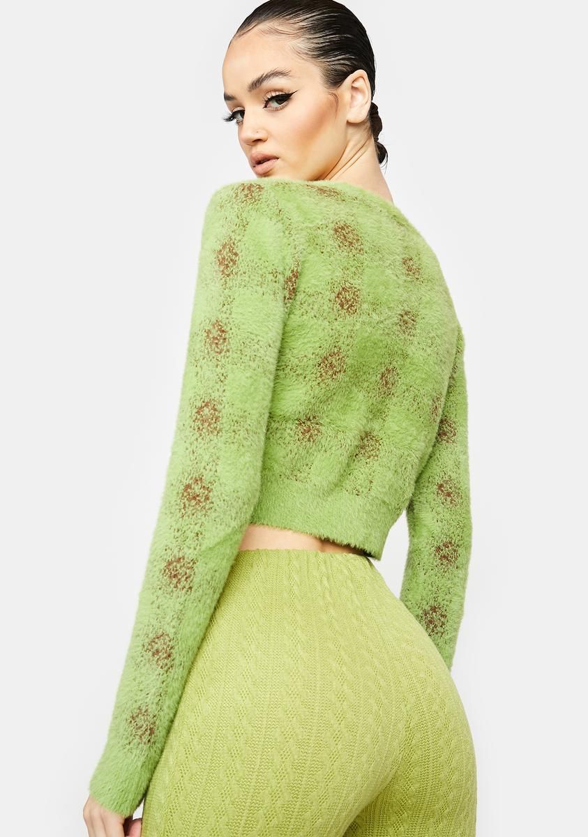 No Ill Will Fuzzy Cardigan sold by Dolls Kill product image thumbnail 4