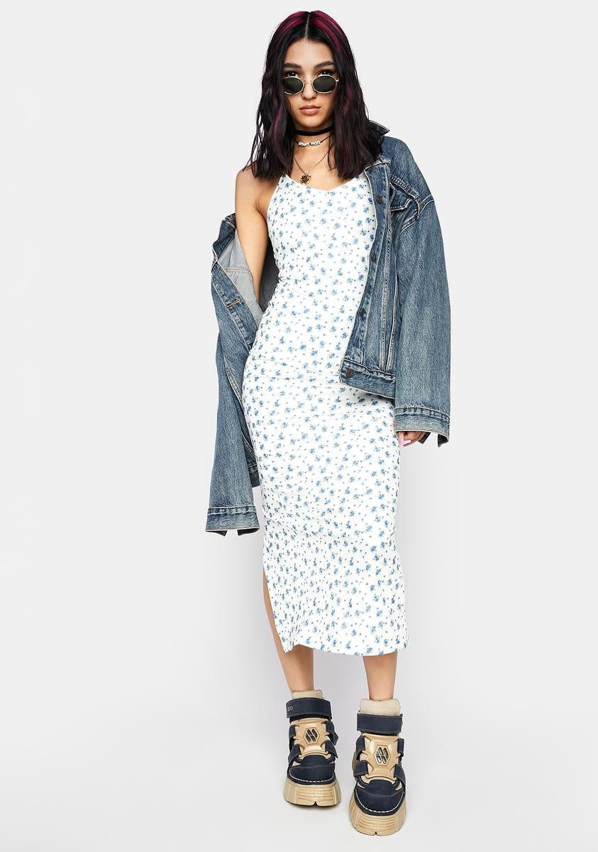 Summer House Floral Midi Dress sold by Dolls Kill product image thumbnail 3