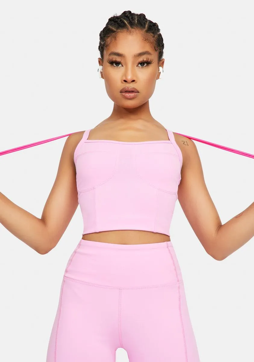 True Pink Liv Bra sold by Dolls Kill