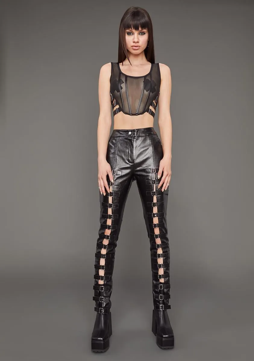 Your Eyes Only Corset Top sold by Dolls Kill product image thumbnail 3