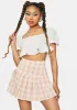 Pretty No Standing In My Way Pleated Skirt sold by Dolls Kill