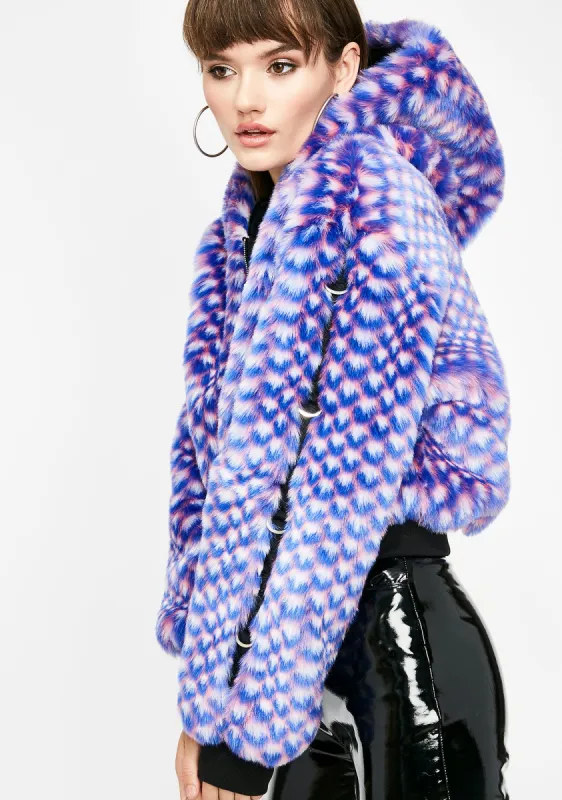 Shades Of Funk Furry Jacket sold by Dolls Kill