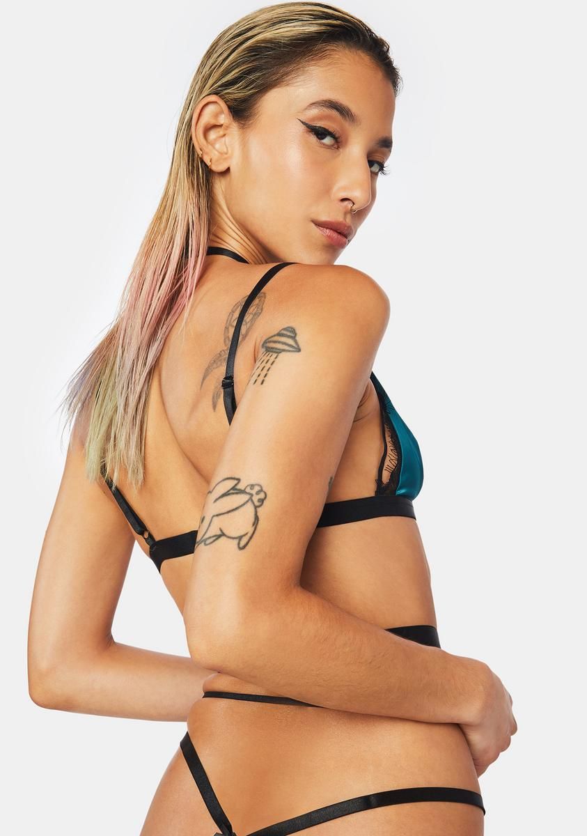 Did It To 'Em Lingerie Set sold by Dolls Kill product image thumbnail 4