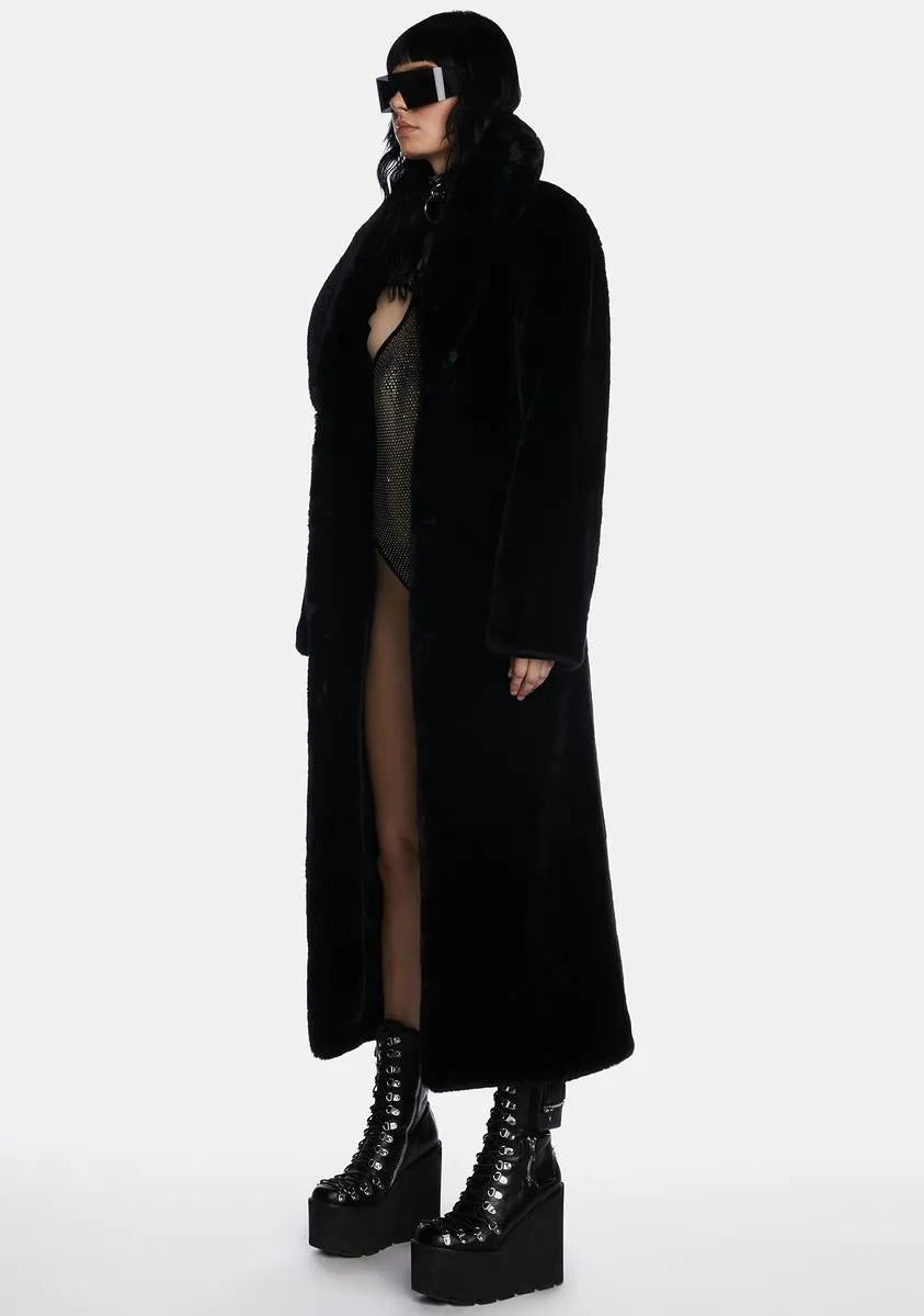 Lunar Kitten Faux Fur Coat sold by Dolls Kill product image thumbnail 2