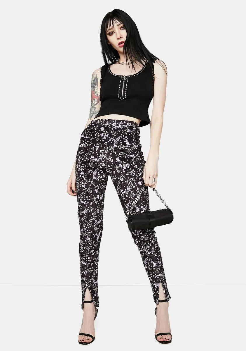 Brianna Floral Skinny Pants sold by Dolls Kill product image thumbnail 2