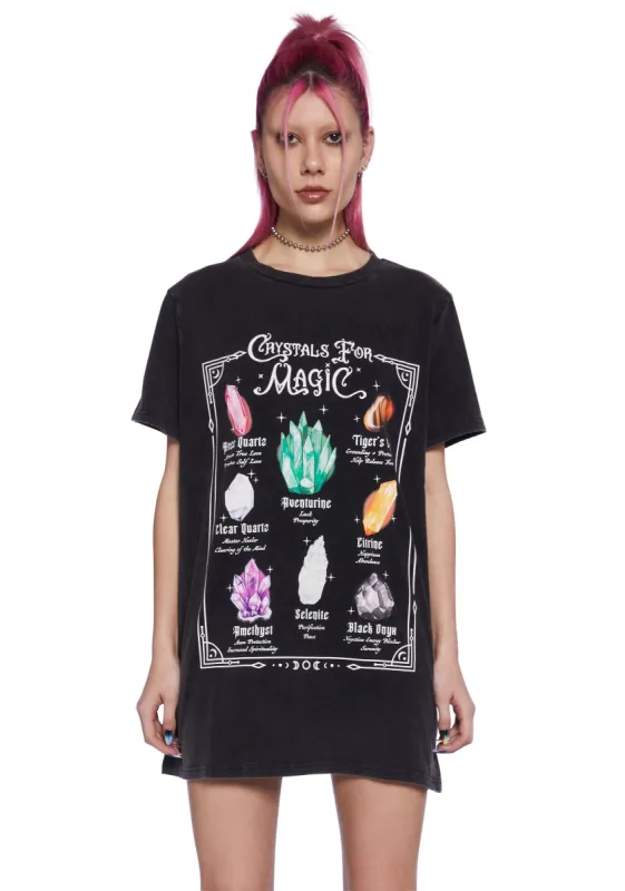 Crystal Girl Oversized Tee sold by Dolls Kill