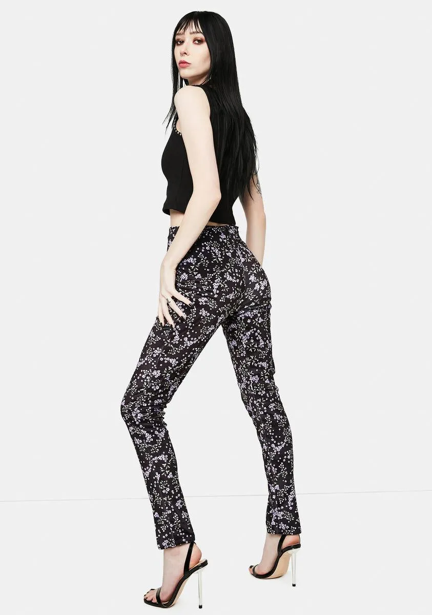 Brianna Floral Skinny Pants sold by Dolls Kill product image thumbnail 4