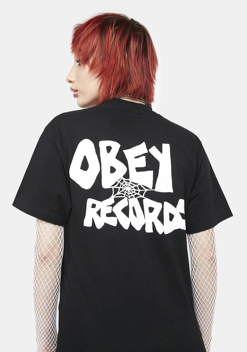 Records Web Graphic Tee sold by Dolls Kill