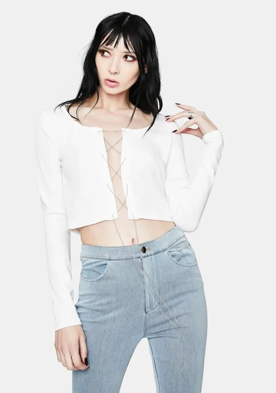 You're Gonna Lose Me Lace Up Top sold by Dolls Kill