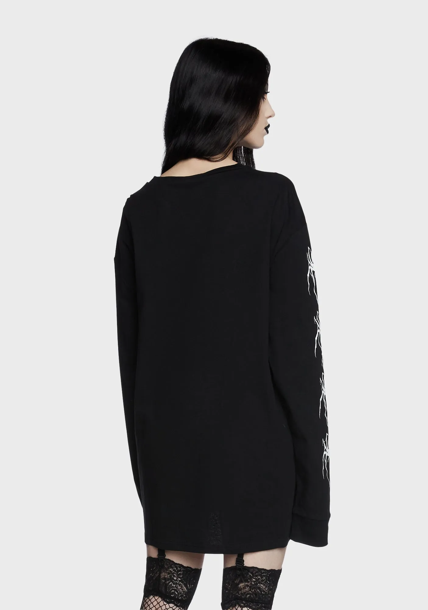 Satanic Veins Long Sleeve Tee sold by Dolls Kill product image thumbnail 4