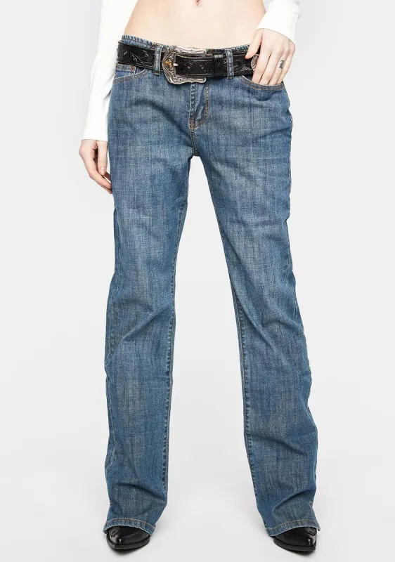 Aubrey Low Rise Jeans sold by Dolls Kill