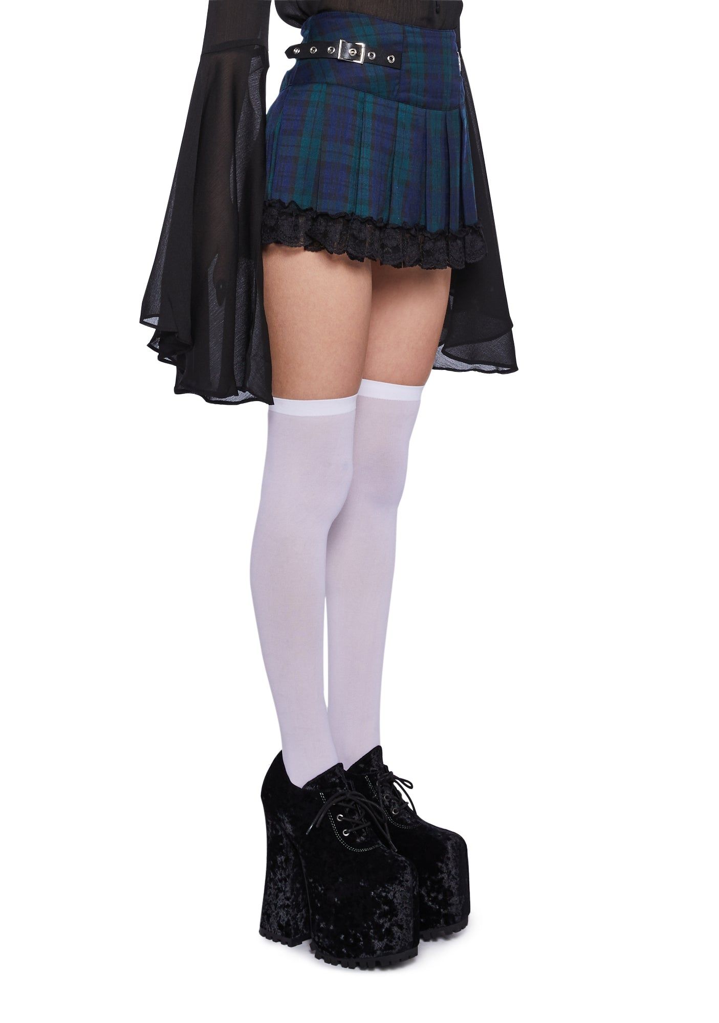 Midnight Study Mini Skirt sold by Dolls Kill product image thumbnail 3