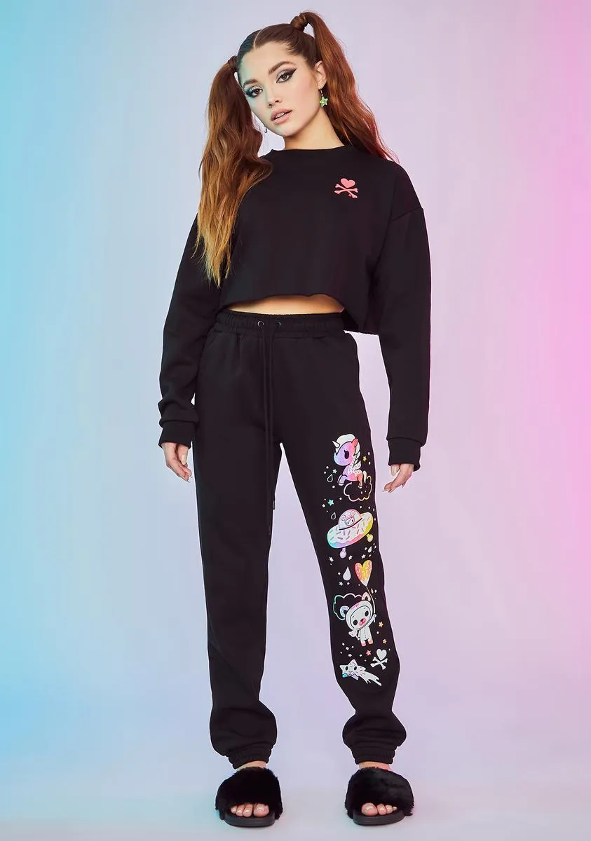 Intergalactic Magic Graphic Crop Sweatshirt sold by Dolls Kill product image thumbnail 3