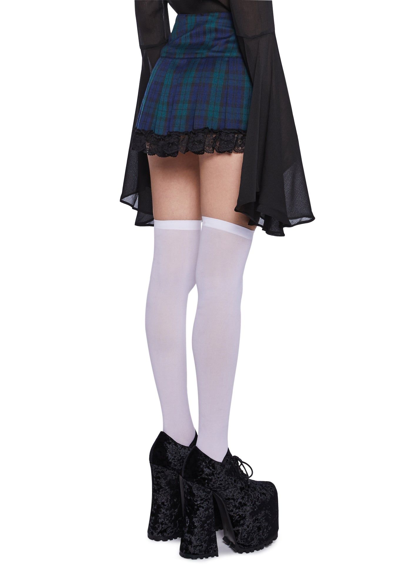 Midnight Study Mini Skirt sold by Dolls Kill product image thumbnail 4