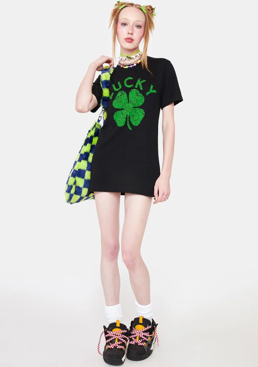Lucky Streak Clover Graphic Tee sold by Dolls Kill product image thumbnail 3