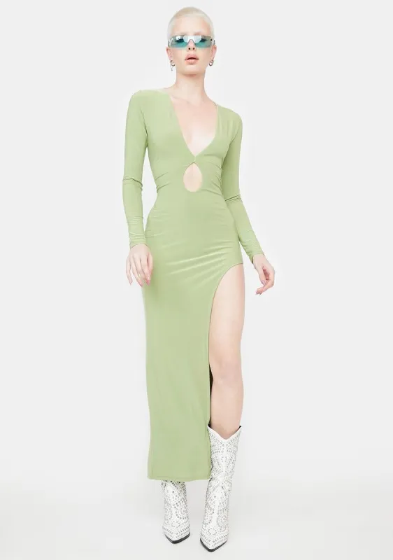 Avocado Offer It All Maxi Dress sold by Dolls Kill