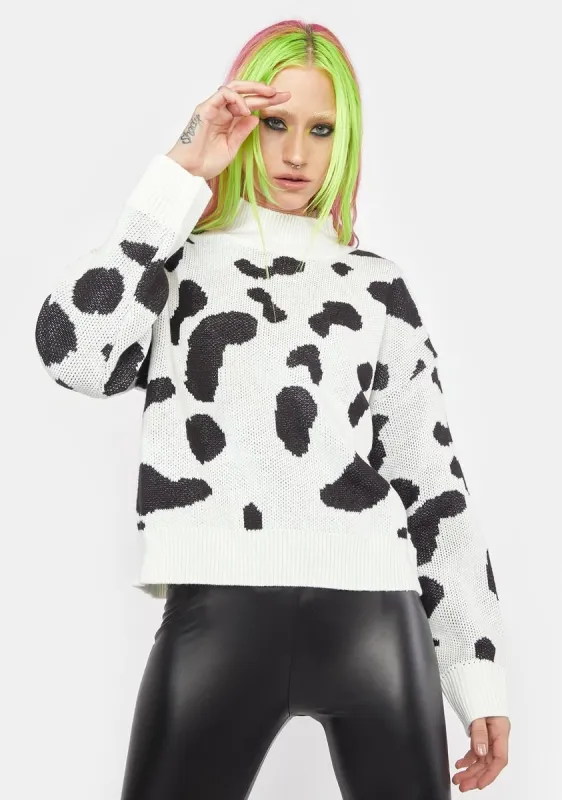 Move Over Knit Sweater sold by Dolls Kill