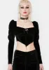 On Board Velvet Skirt Set sold by Dolls Kill
