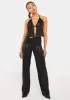 Drape Sequin Black Sanju Trousers sold by Dolls Kill