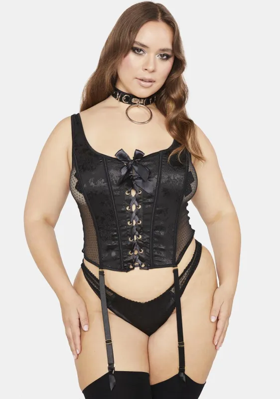 Plus Wicked My Best Behavior Lingerie Set sold by Dolls Kill
