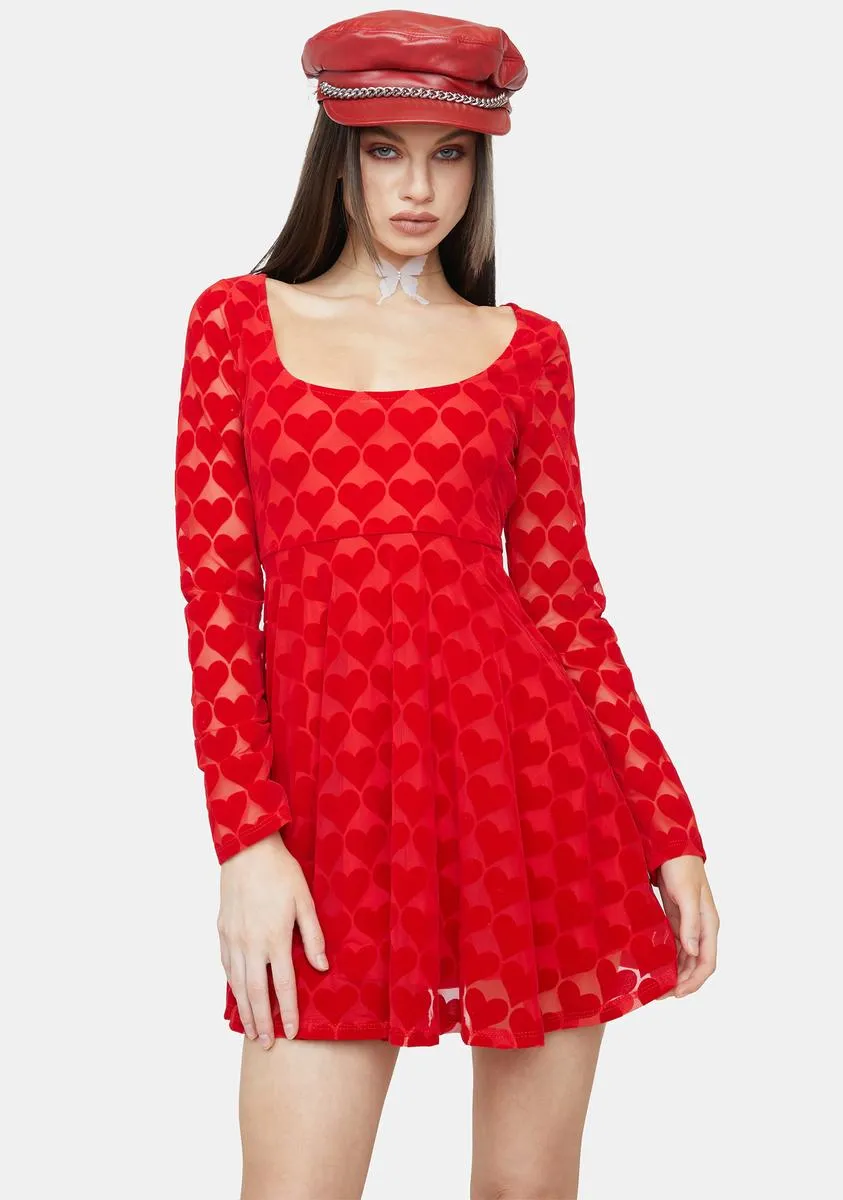 Win My Heart Flared Dress sold by Dolls Kill