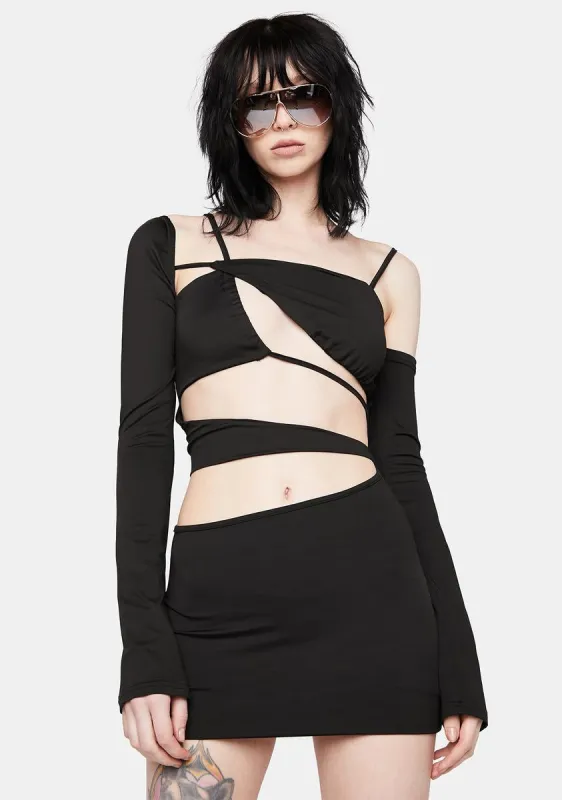 Rock The Club Mini Dress sold by Dolls Kill