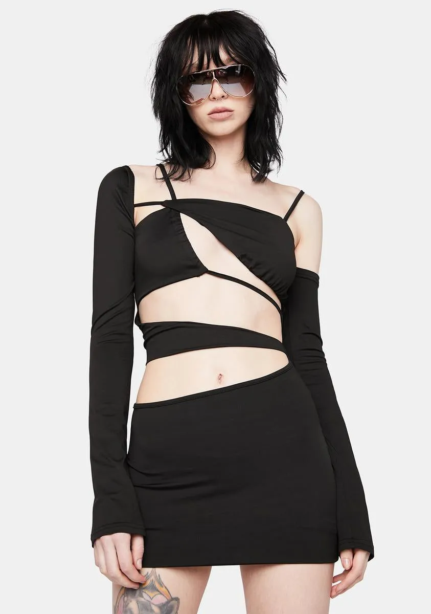 Rock The Club Mini Dress sold by Dolls Kill