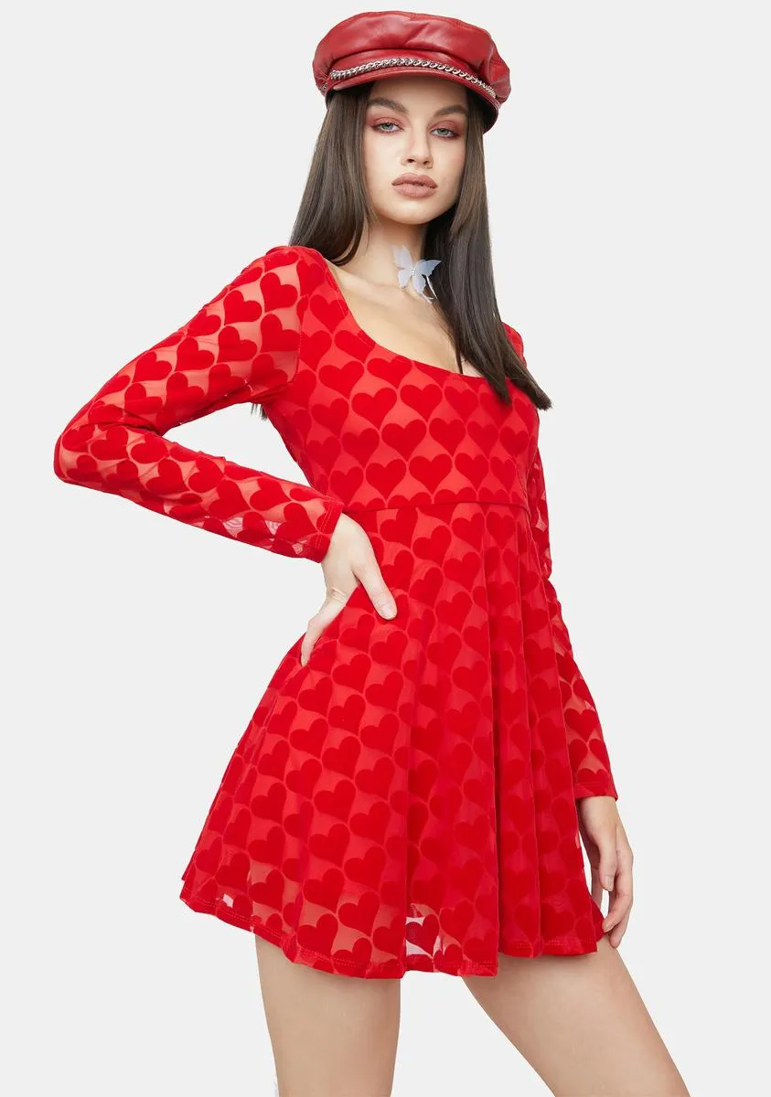 Win My Heart Flared Dress sold by Dolls Kill product image thumbnail 2