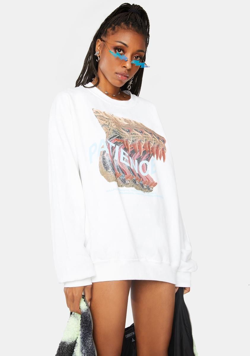 Patience Graphic Crewneck Tee sold by Dolls Kill product image thumbnail 2