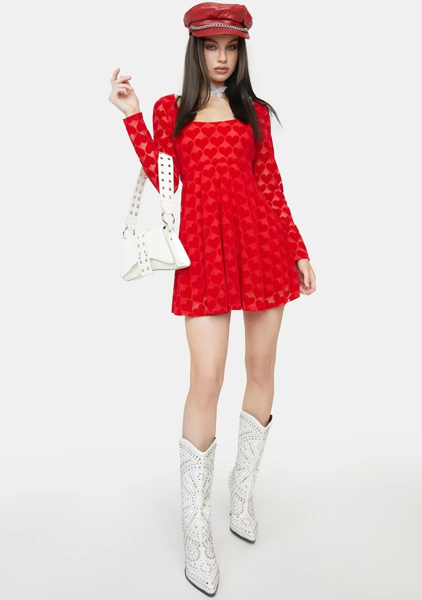 Win My Heart Flared Dress sold by Dolls Kill product image thumbnail 3