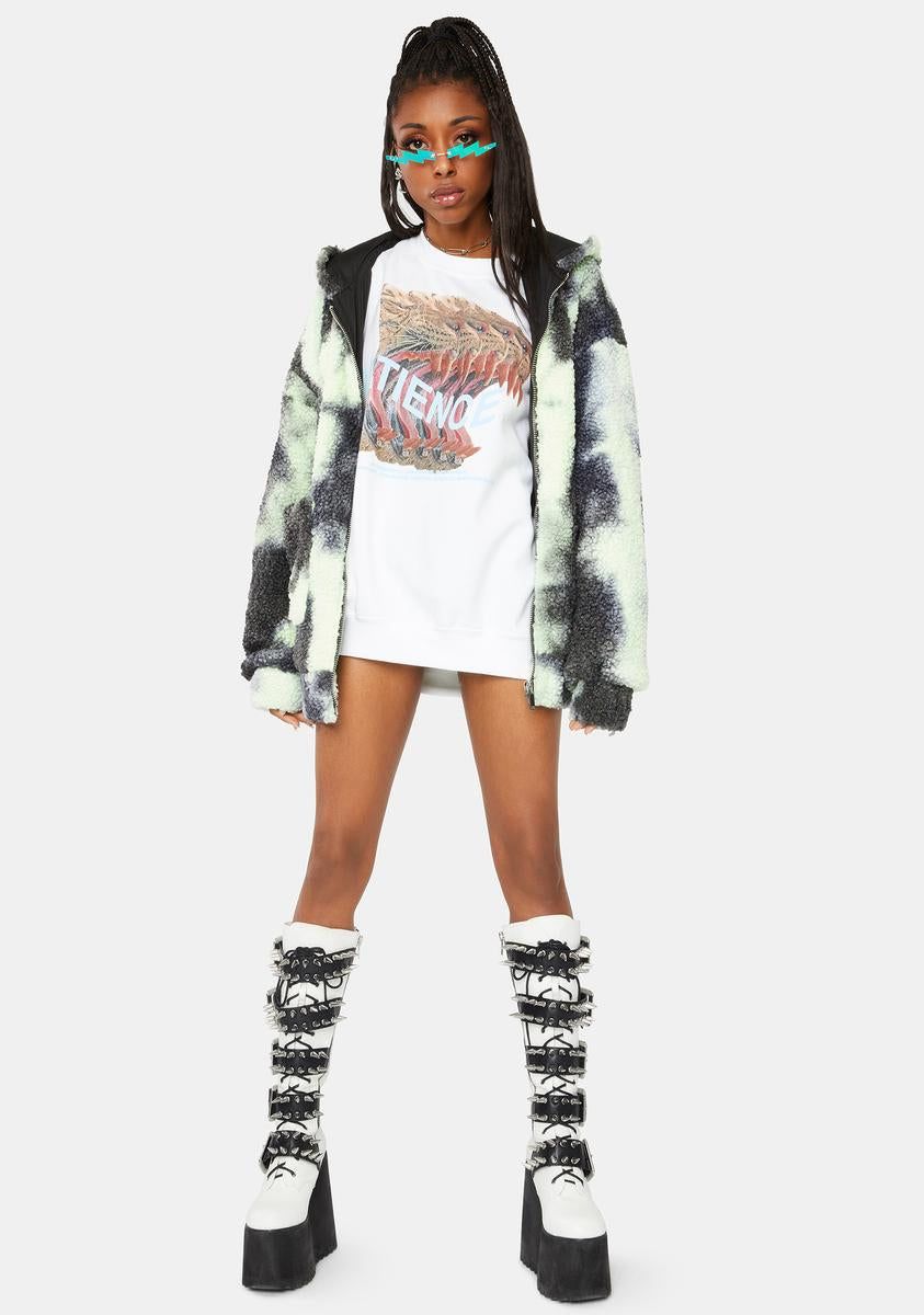 Patience Graphic Crewneck Tee sold by Dolls Kill product image thumbnail 3
