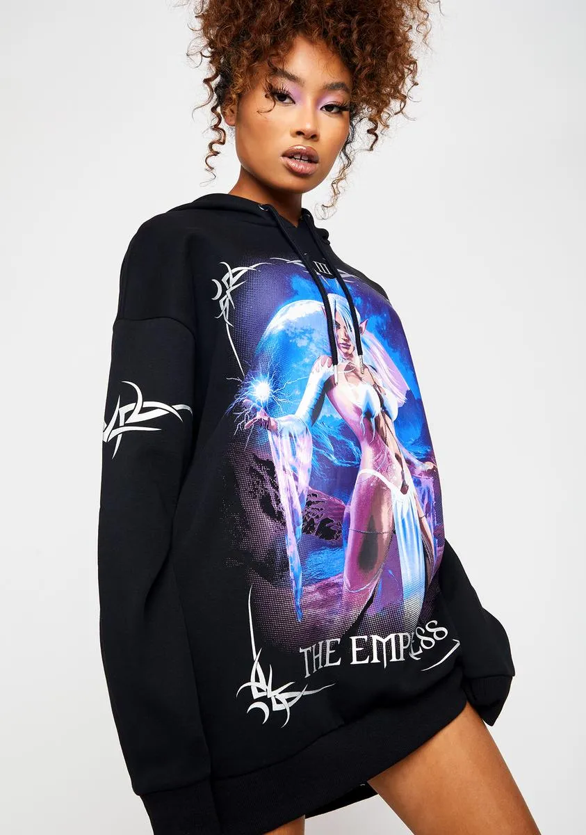 Chart The Stars Graphic Hoodie sold by Dolls Kill product image thumbnail 2