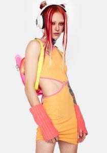 Summer Night Is Young Cut-Out Mini Dress sold by Dolls Kill