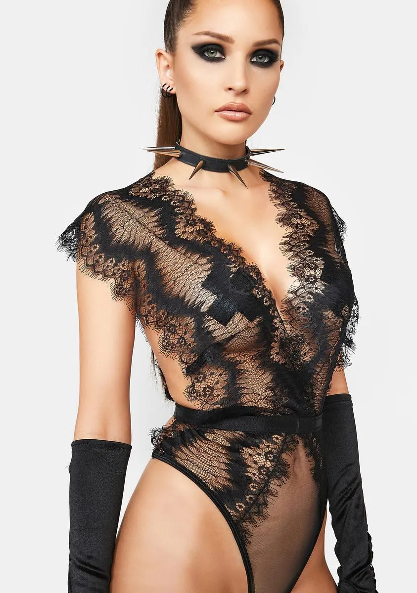 For A Nightcap Lace Teddy sold by Dolls Kill product image thumbnail 2