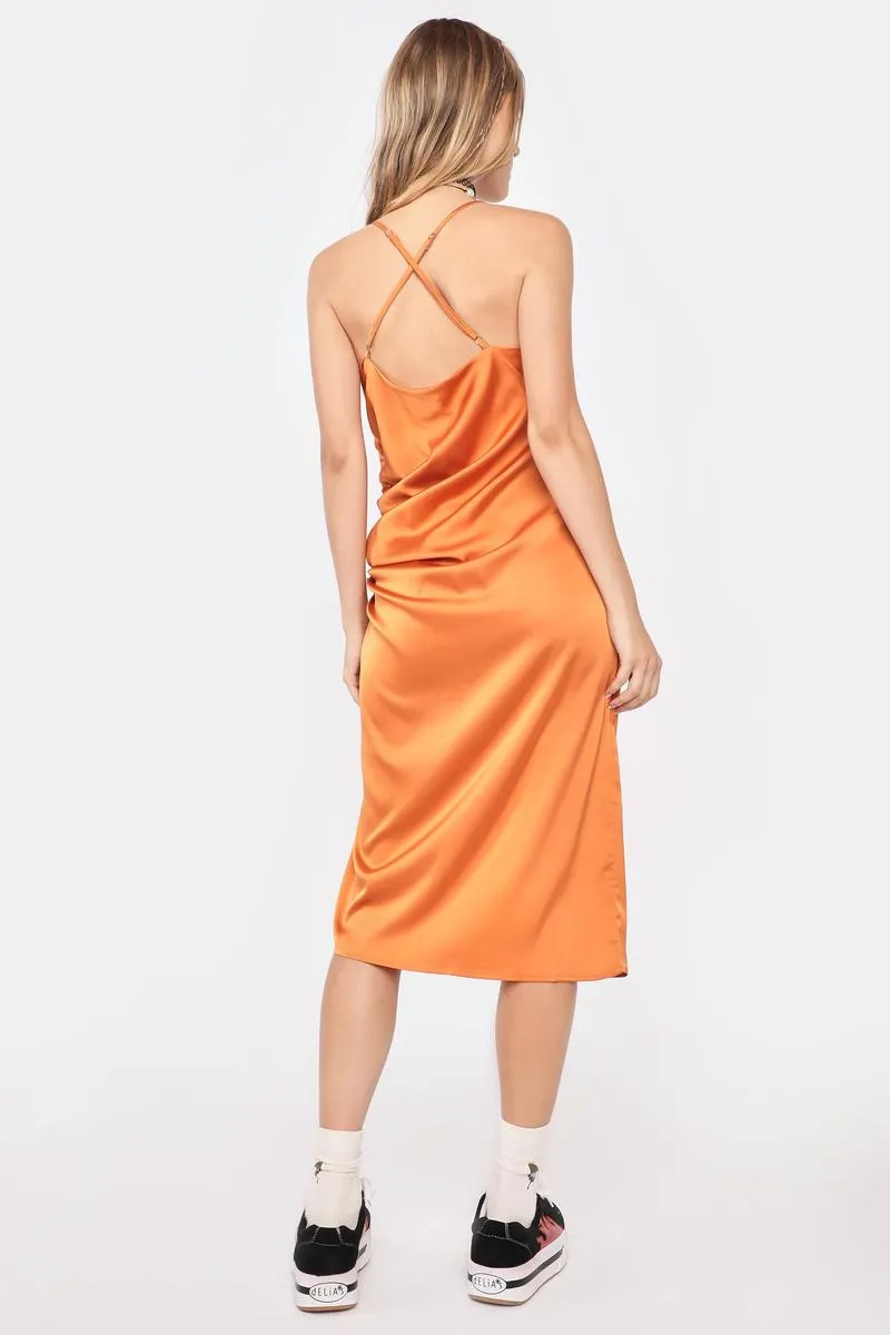 What Could’ve Been Satin Midi Dress sold by Dolls Kill product image thumbnail 4
