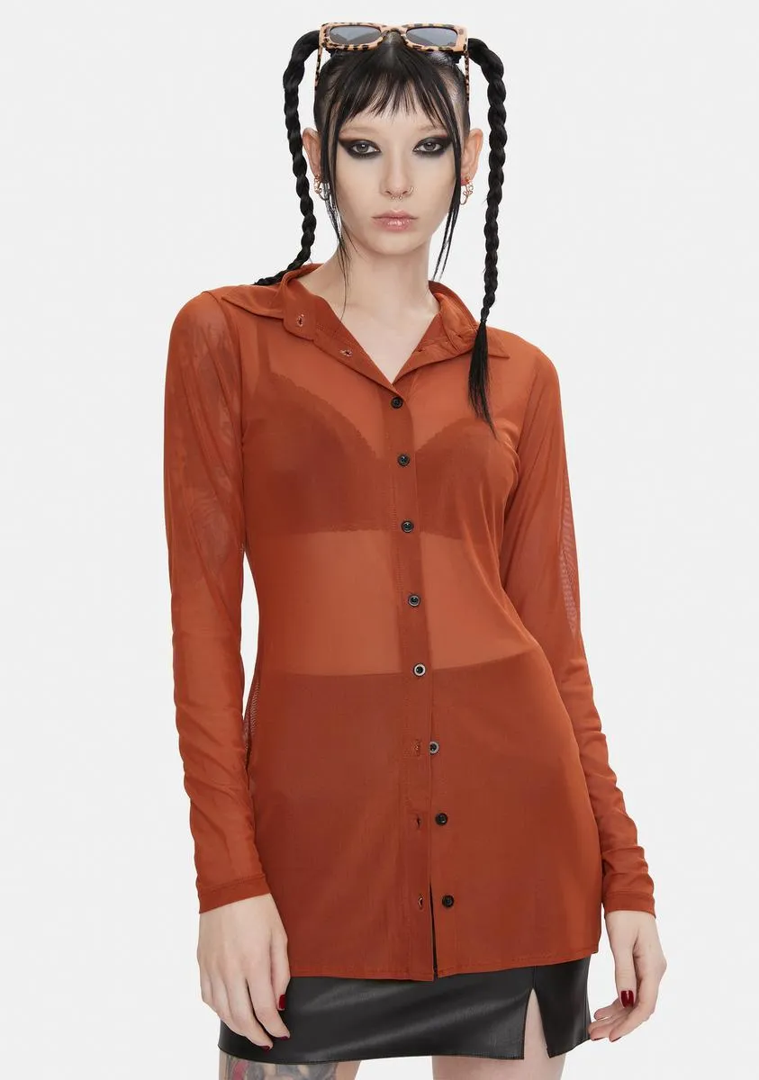 Toffee Tere Mesh Shirt sold by Dolls Kill product image thumbnail 2