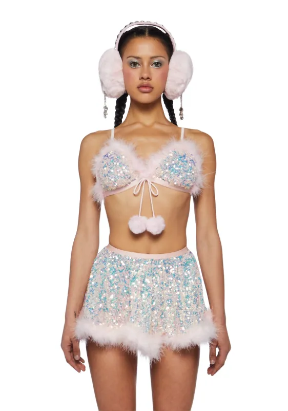Glowing Glamour Skirt Set sold by Dolls Kill