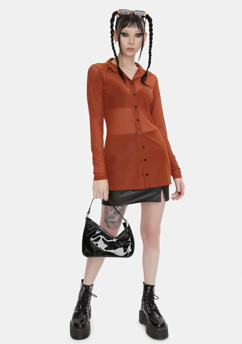 Toffee Tere Mesh Shirt sold by Dolls Kill product image thumbnail 3