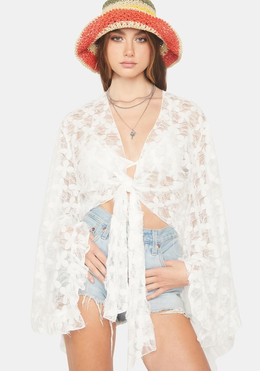 Beach Dreams Long Sleeve Top sold by Dolls Kill