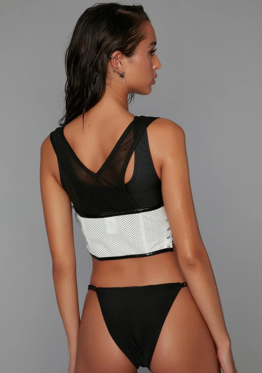 I'm Winning Underbust Corset sold by Dolls Kill product image thumbnail 4