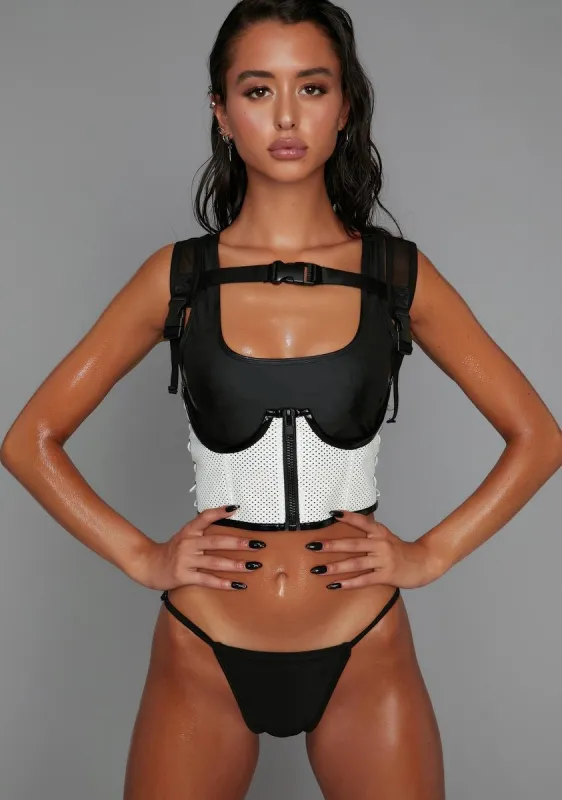 I'm Winning Underbust Corset sold by Dolls Kill