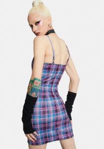 Back 2 School Baddie Plaid Bodycon Dress sold by Dolls Kill