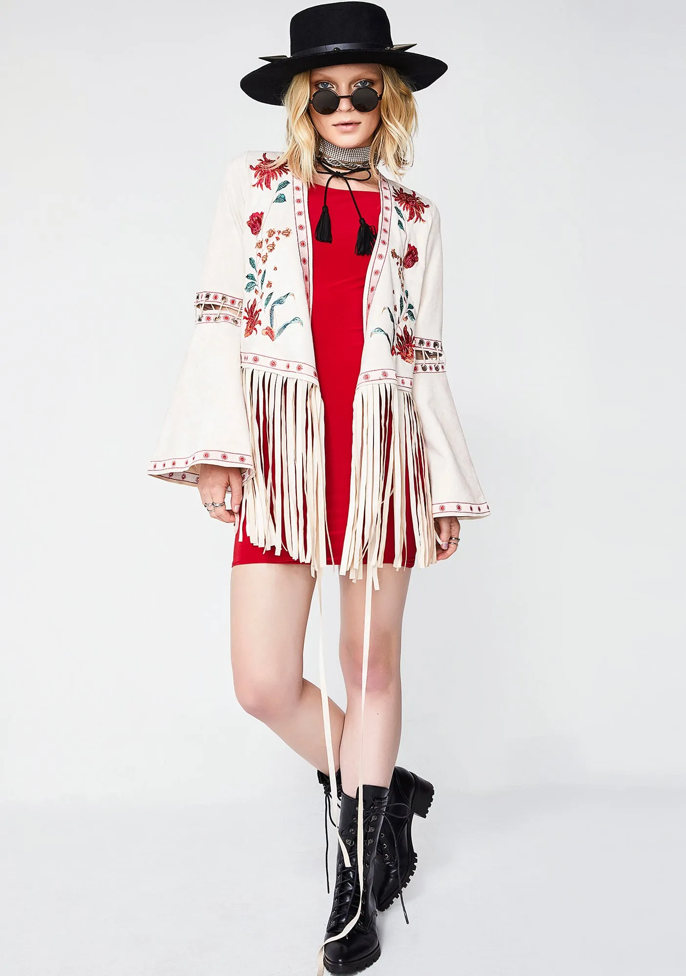 Desert Bloom Embroidered Jacket sold by Dolls Kill product image thumbnail 5