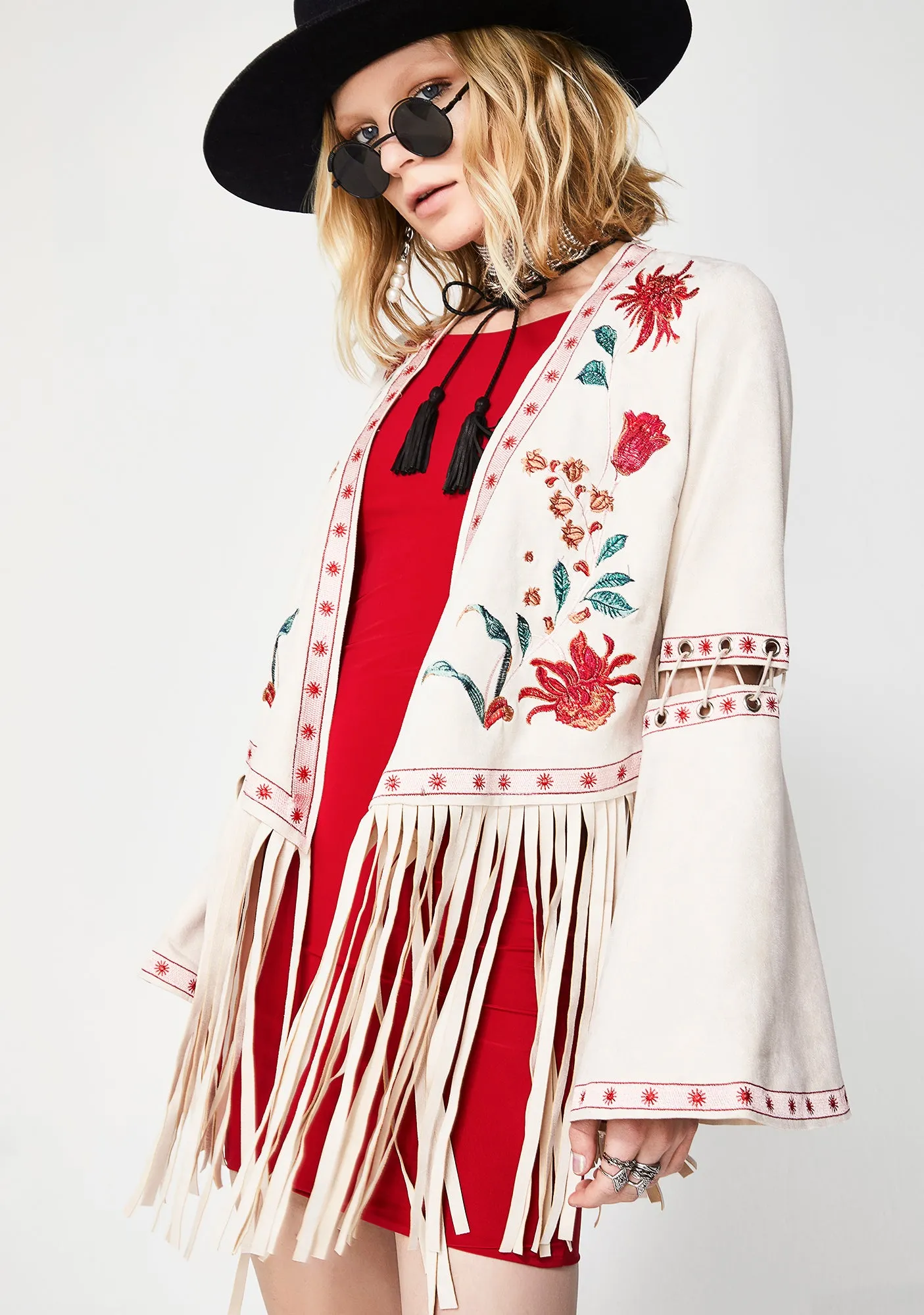 Desert Bloom Embroidered Jacket sold by Dolls Kill product image thumbnail 2