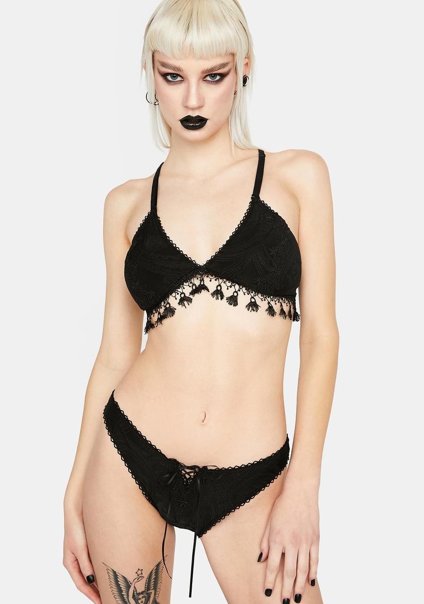 Tassel Two Piece Bikini Set sold by Dolls Kill