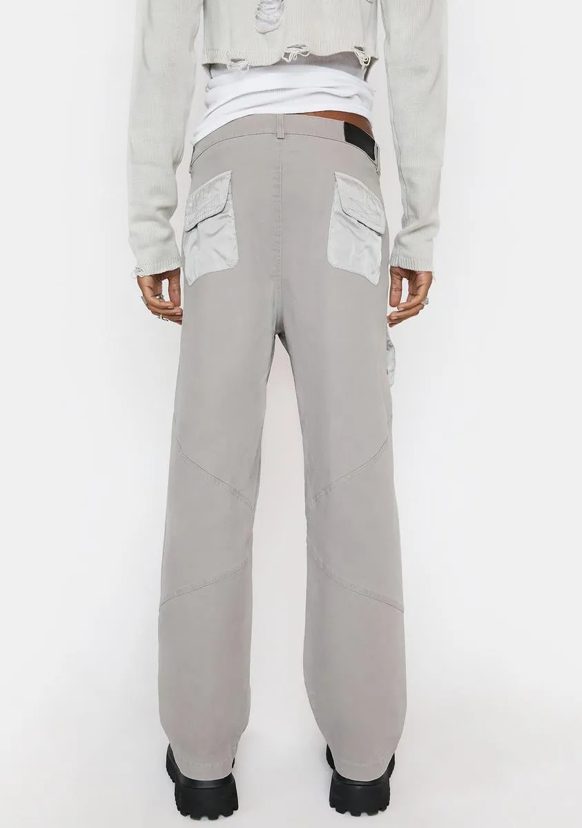 Filter Unisex Straight Leg Cargo Pants sold by Dolls Kill product image thumbnail 4