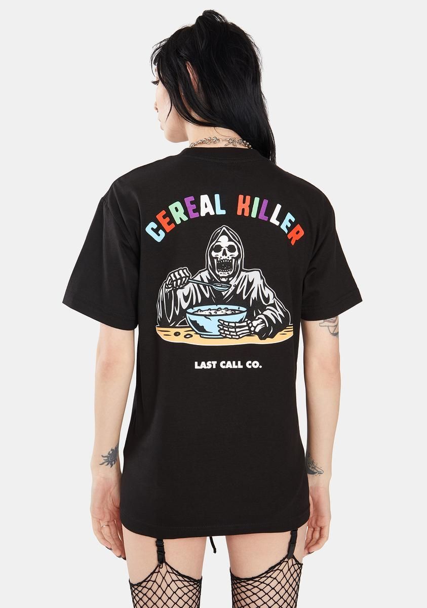 Cereal Killer Graphic Tee sold by Dolls Kill product image thumbnail 4